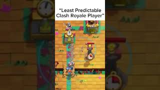 “Least Predictable Clash Royale Player” #clashroyale #clashroyaleshorts #clashroyalememes #shorts