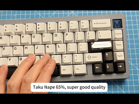 My first fully customizable mechanical keyboard - assemble timelapse - Taku Nape 65, Super Heavy