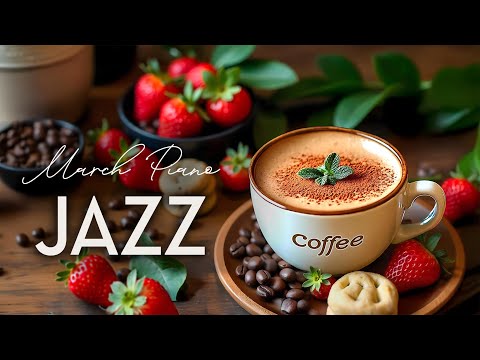 March Jazz Music ☕ Soothing Piano Jazz Coffee Music & Upbeat Bossa Nova Piano for Great Moods