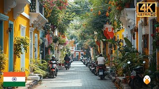 Puducherry, India🇮🇳 A French-inspired Town Deep in South India (4K HDR)