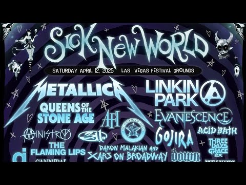 Sick New World 2025 Lineup Reveal: Way More Metal