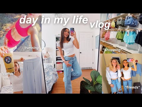 day in my life vlog *shopping, friends, coffee shop, etc*