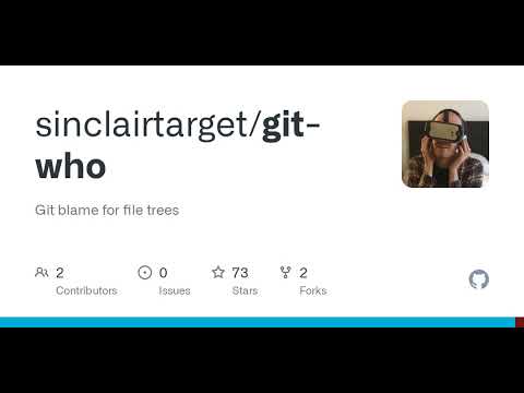 GitHub - sinclairtarget/git-who: Git blame for file trees