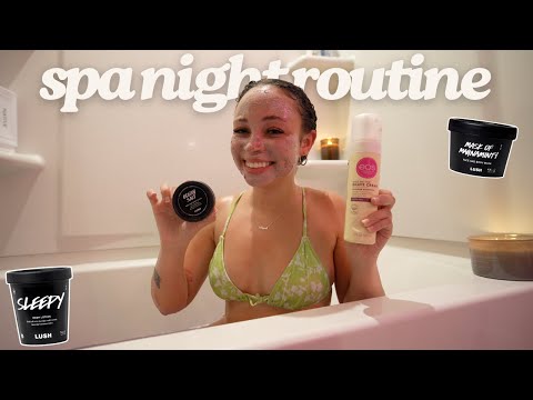 my 2024 pamper routine! face masks, bath & skincare | aliyah simone