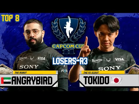 🔥Capcom Cup 11 - Top 8 LOSERS ROUND 3- TOKIDO (ken) vs. ANGRYBIRD (ken)