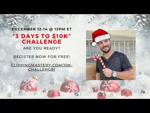 3 Days to $10,000 Challenge - Day 1 - LIVE!