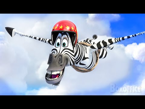 The Amazing Flying Zebra | Madagascar 3 | CLIP