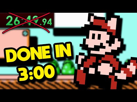 You can speedrun Super Mario Bros. 3 in only 3 MINUTES