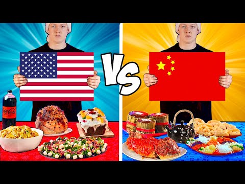 American Christmas food vs Chinese New Year food .where is the food tastier?