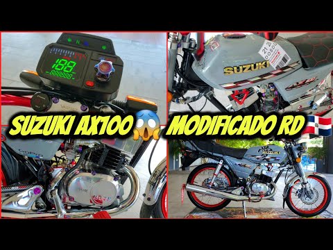 SUZUKI AX100 con encendido eléctrico😱 ¿el más modificado de República Dominicana?