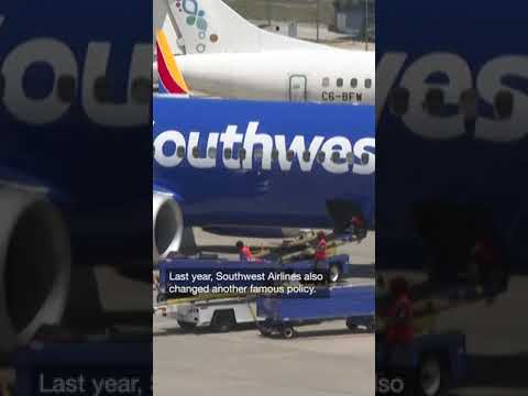 Southwest Airlines to start charging for checked bags in May