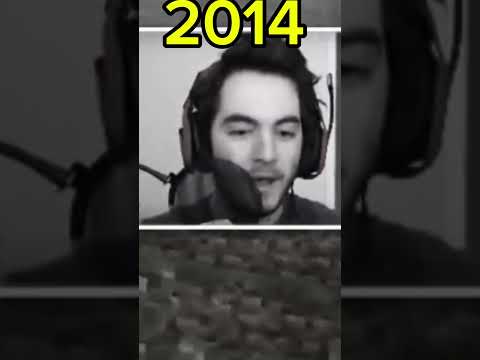 2014 VS 2024 Minecraft YouTubers #minecraft #nostalgia #shorts