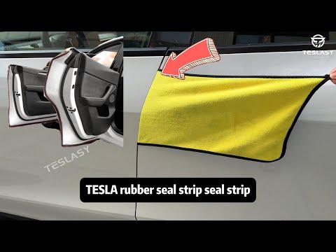 2025 Model Y Rubber Seal Weather Strip Soundproof Noise Insulation Sealing#tesla #modely