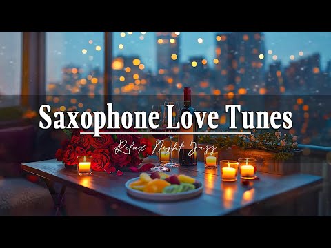 Saxophone Love Tunes 🎷 Soothing Melodies for a Romantic and Intimate Evening - Winter Snowfall