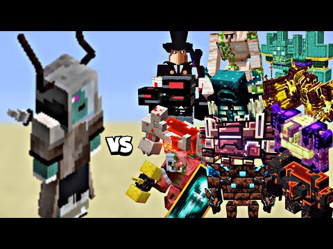 Minecraft All Bosses vs Winter Hunter – Epic Battle Showdown!