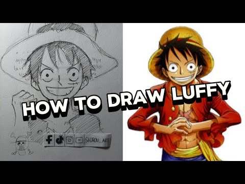 HOW TO DRAW LUFFY | ONE PIECE (DRAWING TUTORIAL #1)