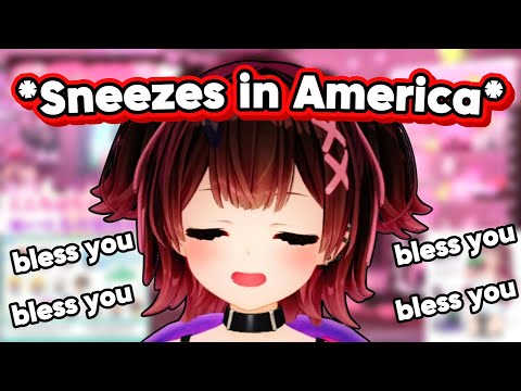 Roboco Found Out "Bless You" is Real When She Sneezed in America...【Hololive】