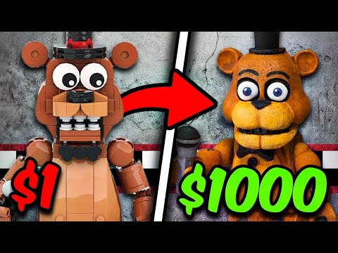 $1 VS $1000 FNAF Lego