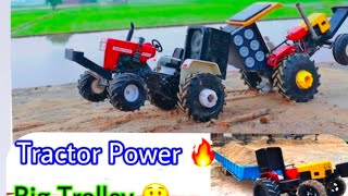 Remote control lorry remote control tractor RC tochan video RC tractor Swaraj 855🔥loading mini JCB