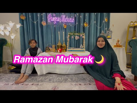 Ramazan Mubark🌙 | ghar ko saja diya | Sitara yaseen vlog