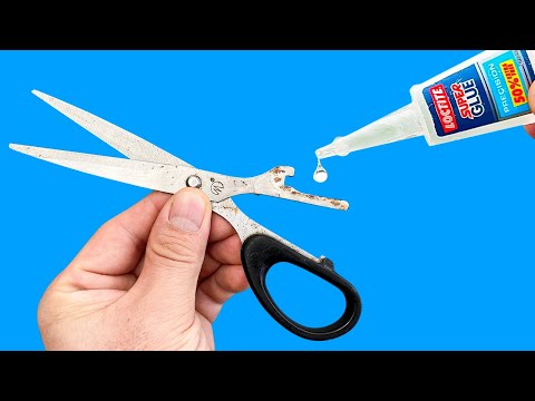 How to Make Your Broken Scissors Look Like New! Best Way to Repairing Plastic