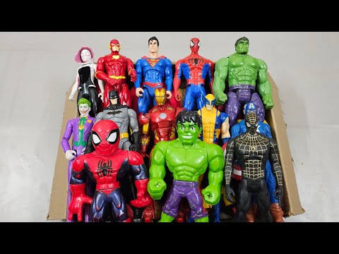 VENOM VS IRONMAN VS CAPTAIN AMERICA VS SPIDERMAN VS THANOS SUPERHERO AVENGERS UNBOXING