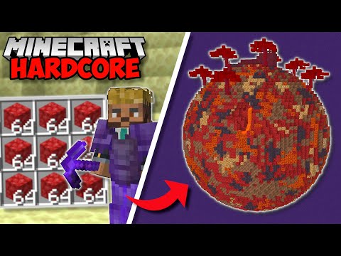 I Built A NETHER PLANET in Minecraft 1.19 Hardcore (#53)