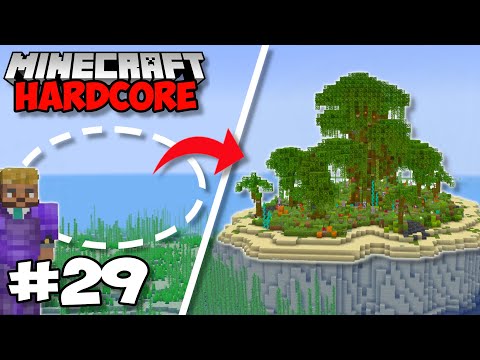 I Built A CUSTOM LUSH ISLAND in Minecraft 1.18 Hardcore (#29)