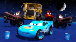 Dinoco McQueen ⚡️Reverse Tractor Tipping Cars 🚜 Tractor Mania