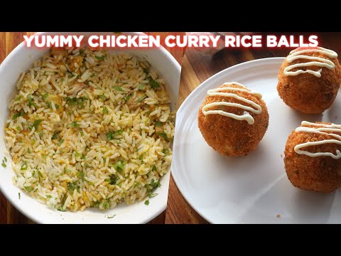 Extra Easy Leftover Chicken Curry Rice Balls