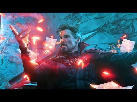 Dr Strange Vs Evil Dr Strange - Musical Fight Scene - Doctor Strange In The Multiverse Of Madness HD