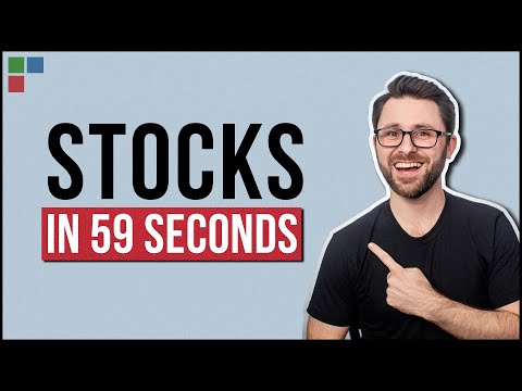 Stocks Explained in 59 Seconds