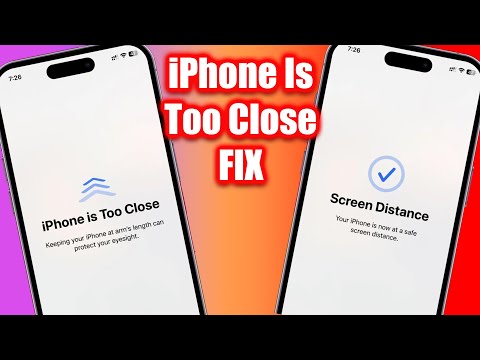 How To Fix iPhone Is Too Close On iOS 17 (Screen Distance Settings)