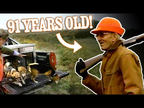 91 Year old Rabbit Hunter! | 90s Hunting Footage