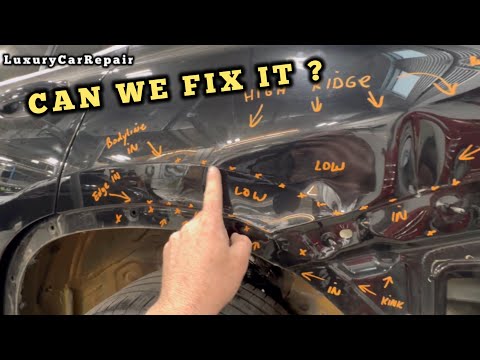 BMW X3 quarter panel repair - BMW