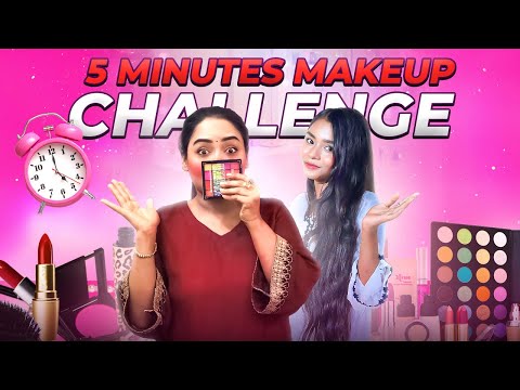 5 MINUTES MAKEUP CHALLENGE | BORNA HOSSAIN