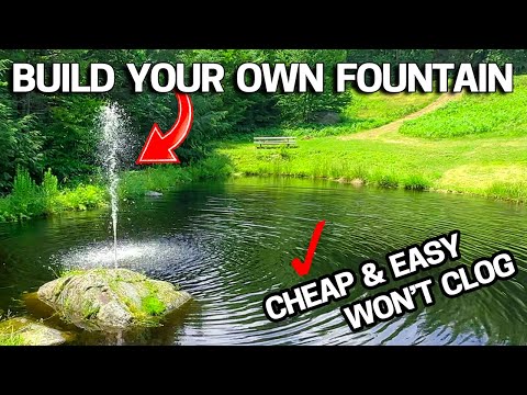 Turning a Sump Pump into a Garden Pond Fountain