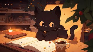 Winter Study Lofi ❄️ Lofi cat | just want to help you relax [Chill Lofi Beats / Cat Vibes]