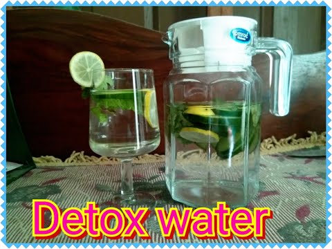 Detox water For weight loss and Clean Skin in just one week. || The Lovely Girl Mano.