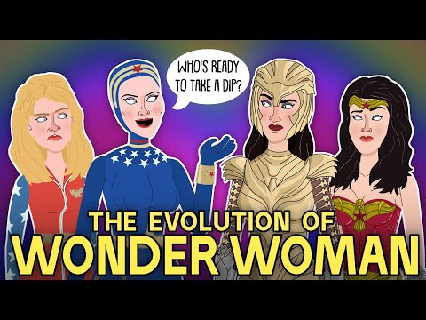 The Evolution of Wonder Woman (Animated)