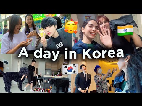 🇰🇷INDIAN GIRLS IN KOREA | meeting a *DRUNK* Korean uncle🥴