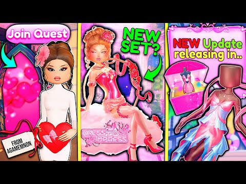 The VALENTINES DAY UPDATE Is BIG! Release TIME Reveal, NEW ITEMS, & QUEST? | ROBLOX Dress to Impress