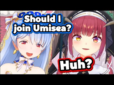 Pekora Wants To Join UMISEA With Marine Now That Chloe Has Graduated...【Hololive】