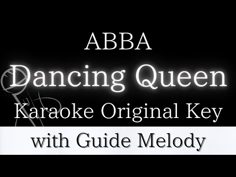 【Karaoke Instrumental】Dancing Queen / ABBA【Original Key】【With Guide Meolody】　