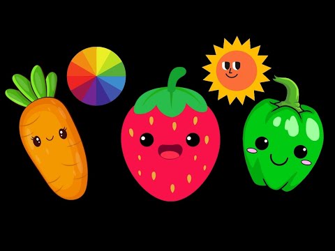 Sensory Bouncing Fruit & Bright Colorful Fun for Kids | Exciting Visuals & Relaxing Playtime!