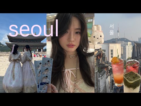 KOREA vlog 🇰🇷 ❀。• | best places to eat and shop in seoul, aesthetic cafe hopping, exploring seongsu