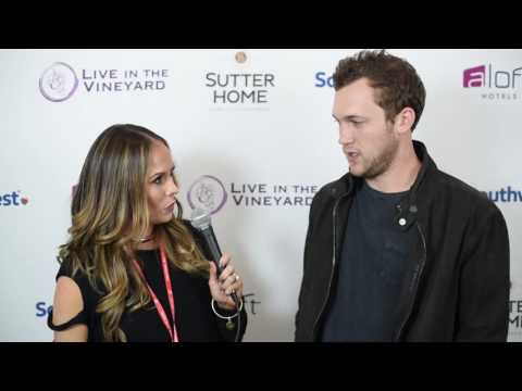 Live In The Vineyard: Phillip Phillips Exclusive Interview and Live Performance of "Raging Fire"