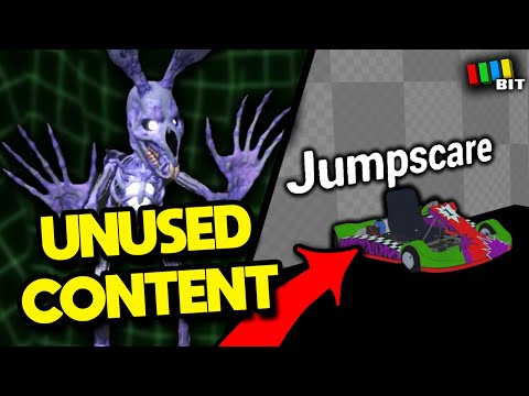 FNAF RUIN Unused Maps, Characters & MORE | LOST BITS [TetraBitGaming]