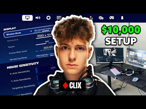 Clix FINALLY Reveals His NEW SETTINGS & SETUP! (UPDATED)