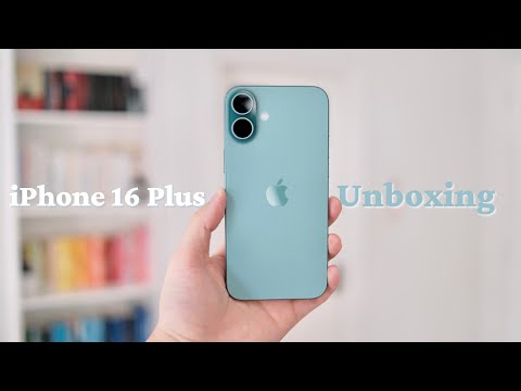  iPhone 16 Plus Teal / Aesthetic Unboxing